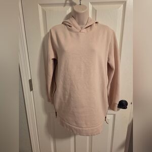 Isabel Maternity Pink Swestshirt Hoodie Size Small Side Zippers Cozy Comfy